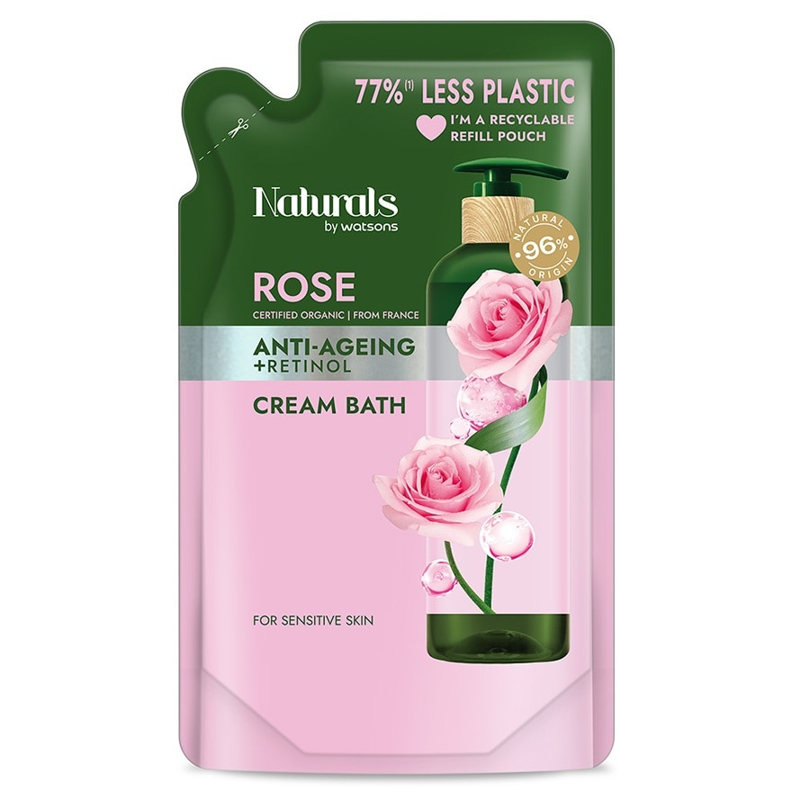 ROSE CREAM BATH REFILL - 450ML