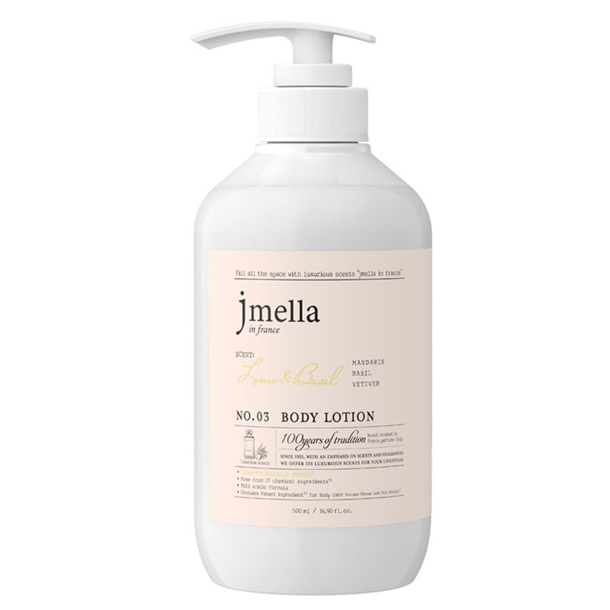 JMELLA LIME & BASIL BODY LOTION