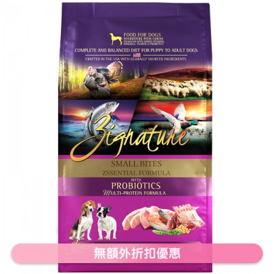 超越 [益生菌配方] 超越超級配方 小型犬狗糧 (12.5lb) ZIGNATURE image