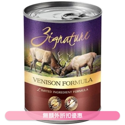 超越 - 超越 鹿肉配方 狗狗營養均衡罐頭 (13oz) - ZIGNATURE