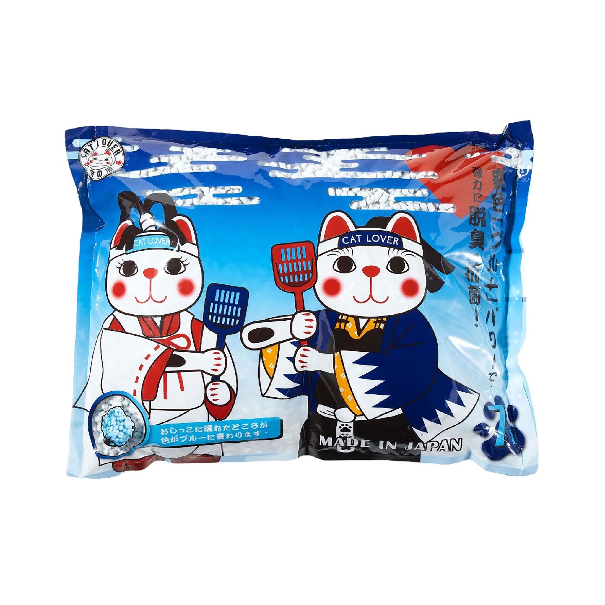 Cat Lover - Blue Paper Cat Litter 7L