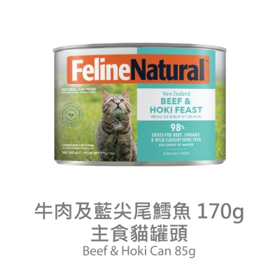 FELINE NATURAL - F9 Beef & Hoki Feast (170g) Cat Can 014657