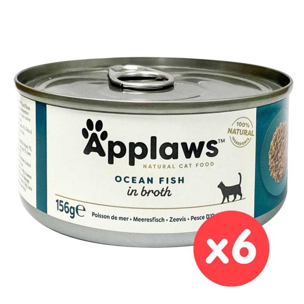 猫罐头 - 海鱼 (156g x 6) Applaws