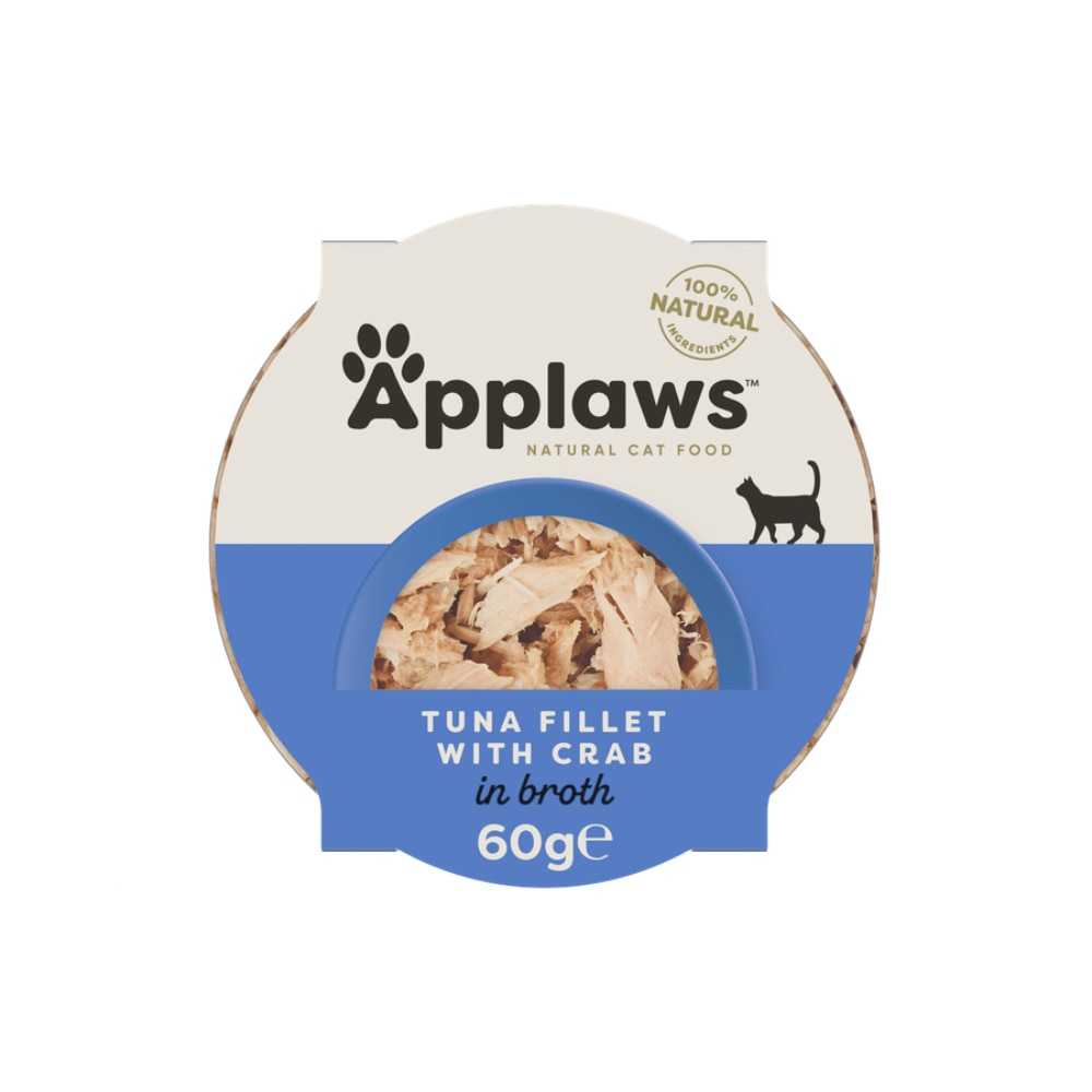 貓肉湯罐 - 吞拿魚&蟹 (60g) Applaws