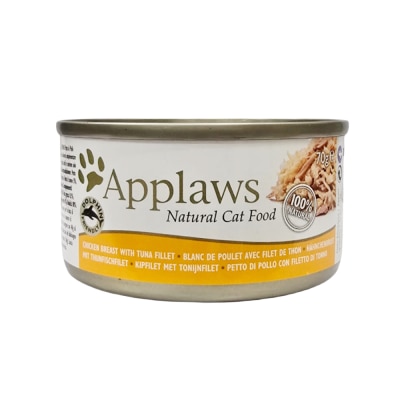 APPLAWS - Chicken Breast & Tuna Fillet (70g) Cat Can 561550