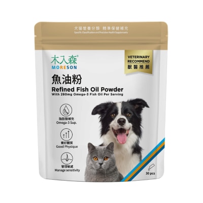 木入森 - 貓犬魚油粉 (1.25g x 30 包) 貓狗適用 - 木入森