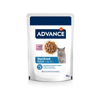 ADVANCE PET FOOD - AC CAT STERILIZED ADULT WET POUCH - TURKEY (85g) 564470 image