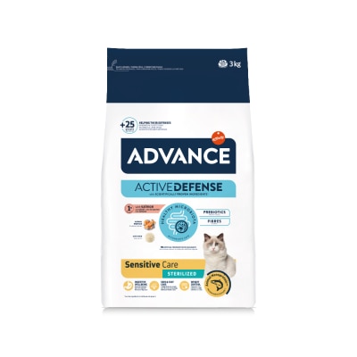 ADVANCE PET FOOD - 特殊护理绝育成猫粮 – 三文鱼/过敏护理 (3KG) 167909