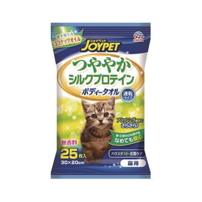 JOYPET - 蠶絲蛋白濕紙巾 (貓用) (快乾型) 25片 729109