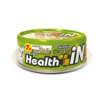 種子 - [Health iN] 中老貓配方 白身鮪魚+雞肉+維他命A (80g) 貓罐頭 822028 image